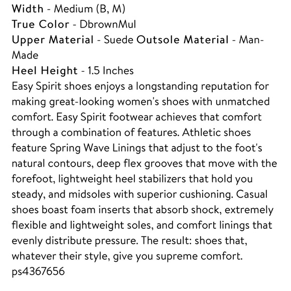 NEW $189 EASY SPIRIT | Domina Brown faux Leather Suede Riding Western Boots 6.5 - Picture 11 of 11